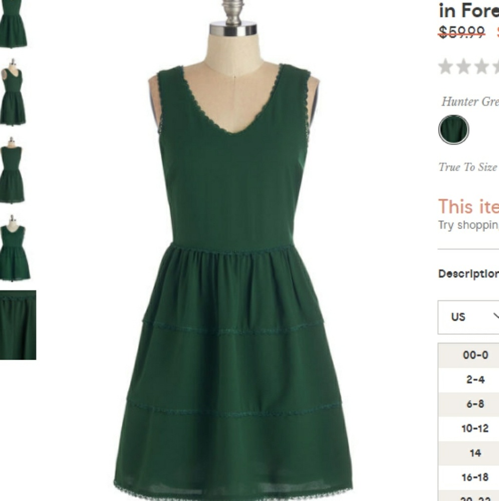 Doe & Rae Sun Dress in Evergreen